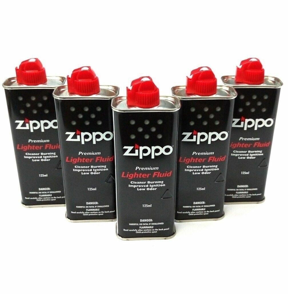 Zippo Premium Petrol Fuel Lighter Fluid Refill 125ml, Flints, Wick For ...