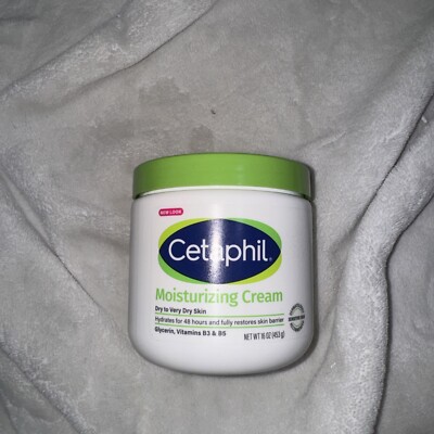 Cetaphil Hydrating Moisturizing Cream for Dry to Very Dry Sensitive Skin, 16 oz.