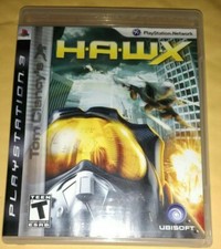 Tom Clancy's H.A.W.X (Sony PlayStation 3, 2009) HAWX. Game with case and manual.