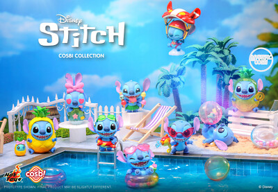 Hot Toys Cosbi Disney Stitch on Holiday Different Style Whole Box
