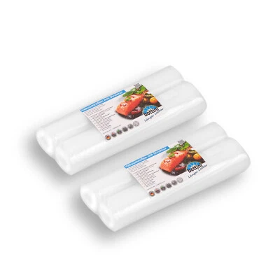 4 x Folienrollen 30 x 600 cm Vakuumierbeutel Caso Lava Solis Proficook Bottini