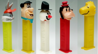 PEZ DISPENSER  BUGS BUNNY  FRED FLINTSTONE FROSTY SNOWMAN