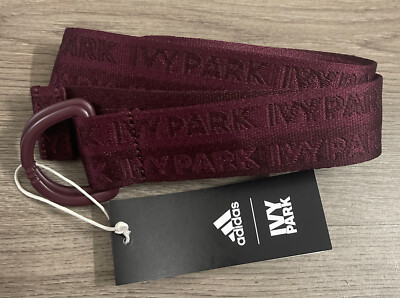 Adidas x Ivy Park Belt Maroon Size M/L - NEW | eBay