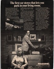 Vintage Print Ad 1971 Panasonic The First Car Stereo
