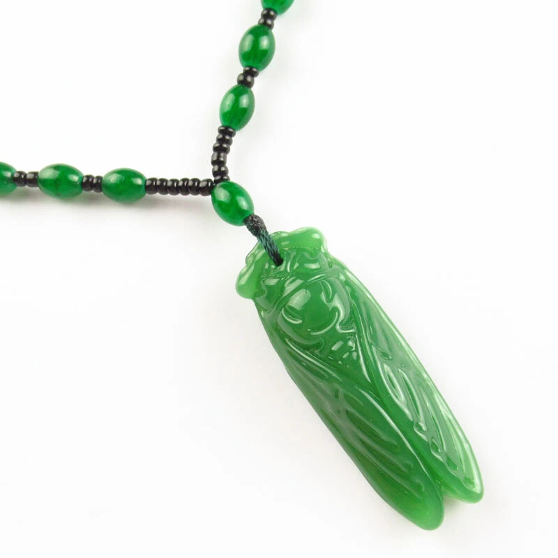 Jade cicada pendant deals