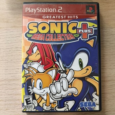 Sonic Mega Collection Plus Greatest Hits Sony PlayStation 2 (PS2) CIB Tested