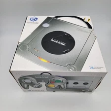 Nintendo Gamecube Platinum Console BOX ONLY DOL S PLB *Damaged*