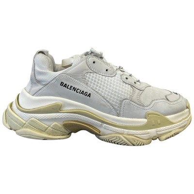 Balenciaga Herren Triple S Low Sneaker Weiß Größe UK 8 / EU 42