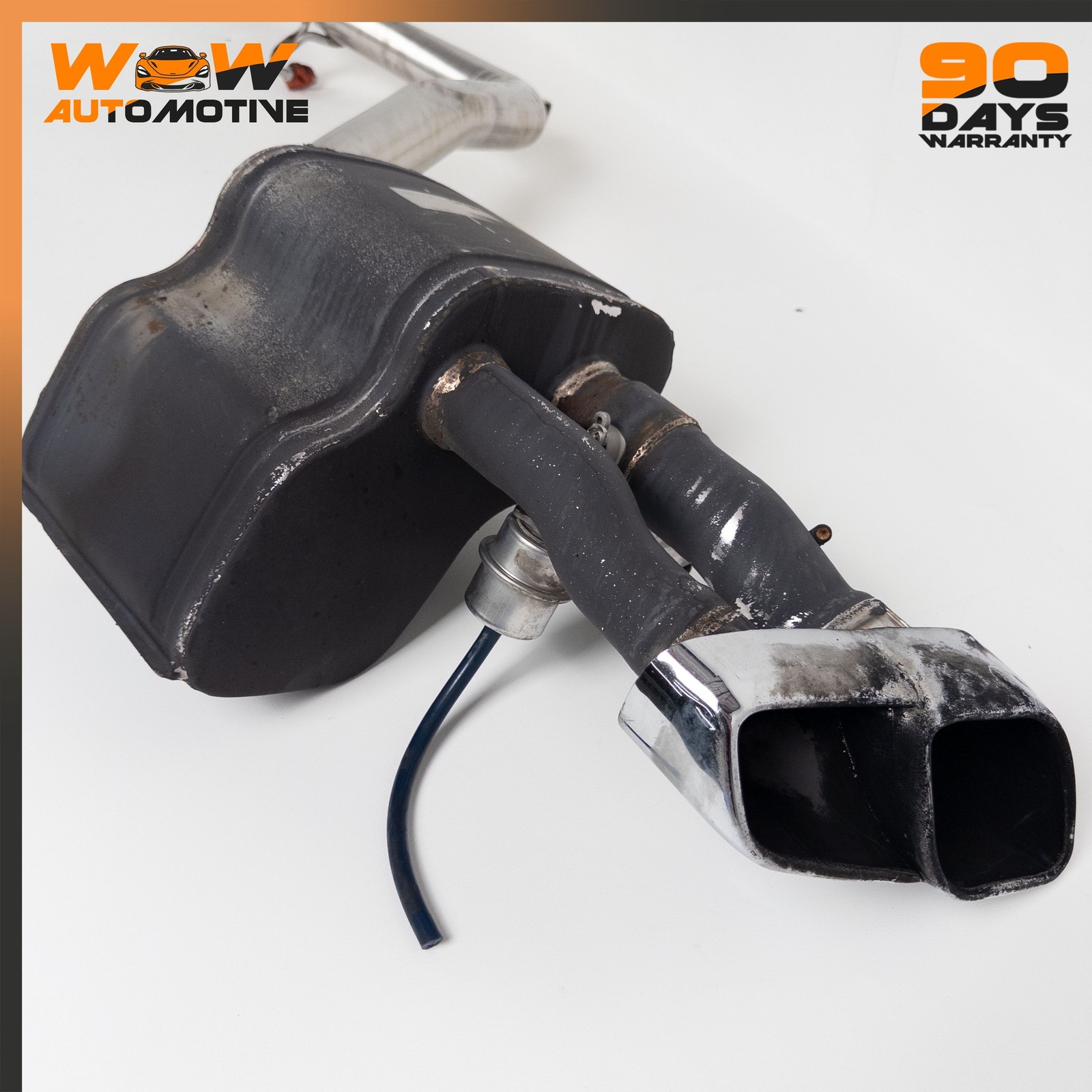 13-19 MASERATI QUATTROPORTE GTS 3.8L V8 LEFT DRIVER SIDE EXHAUST MUFFLER OEM