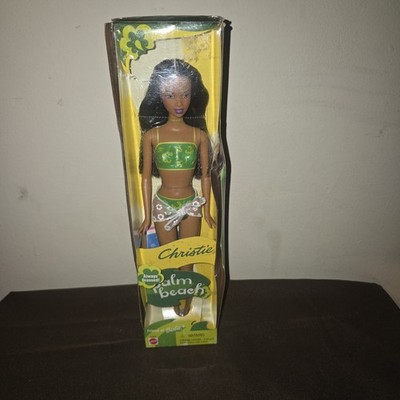 Christie Barbie Black Doll 2001 Palm Beach Mattel (53458) | eBay