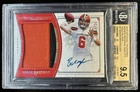 2018 National Treasures Baker Mayfield Rookie Patch Silver Auto #/25 BGS 9.5/10