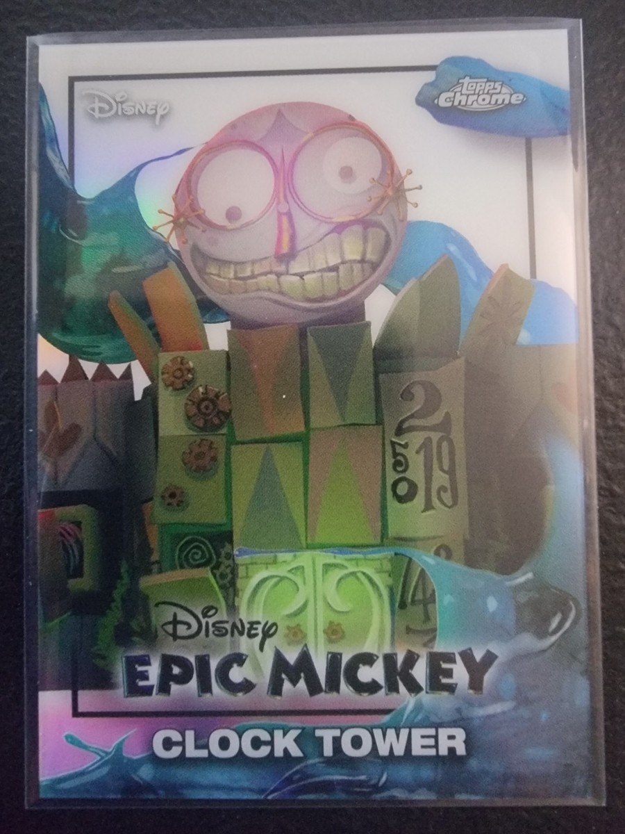 2026 Topps Chrome Disney Neon Clock Tower EM-23 Epic Mickey | eBay