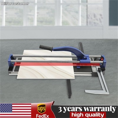 24'' Manual Tile Cutter Cutting Machine 600mm Precise Industrial Heavy Duty