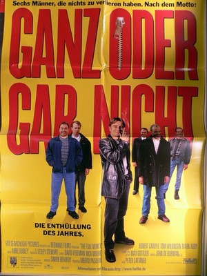 Ganz oder gar nicht - Robert Carlyle - Filmposter A1 84x60cm gefaltet (2)