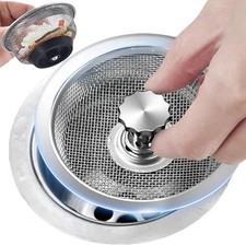 Kitchen Sink Filter Stainless Steel Sink Sewer Mesh Strainers Kitchen Tools Bath
