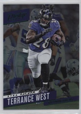 2017 Panini Prestige Xtra Points Green 118/150 Terrance West #2 0b3