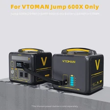 Extra Battery 640Wh for VTOMAN JUMP600X & JUMP600 600W Backup LiFePO4 (LFP) New