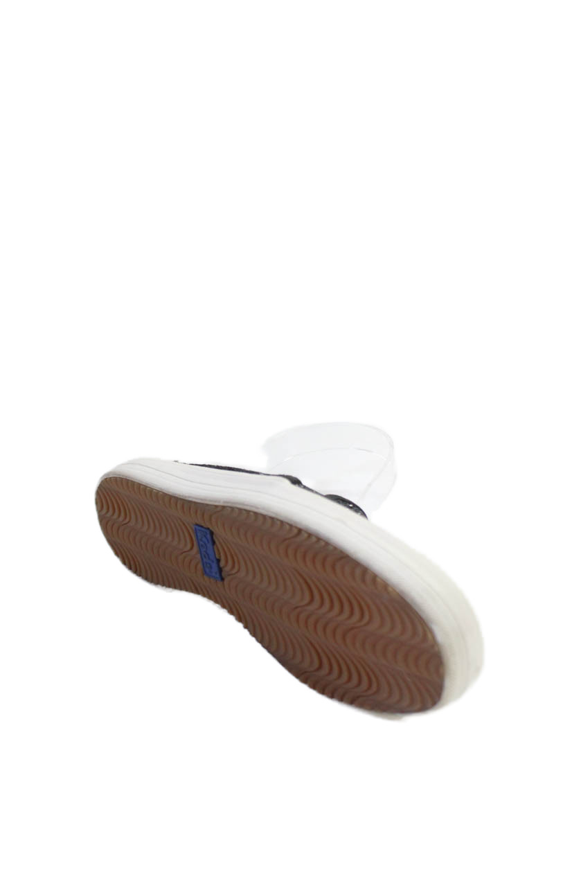 Keds x Kate Spade Women's Sparkle Rubber Sole Slide Sneaker Black Size 6 thumbnail 4