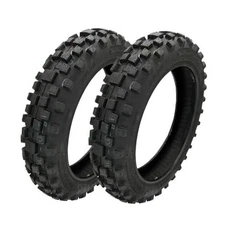  Set of 2 Mini Dirt Bike Knobby Tire 2.50/10 Front or Rear Tube Type Off Road 