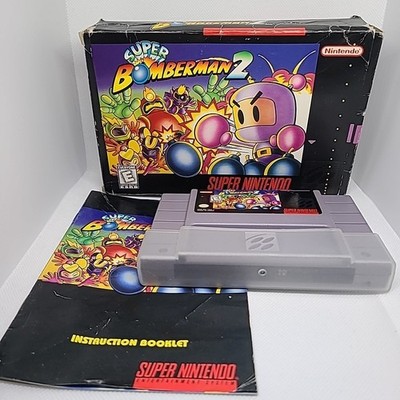 Super Bomberman 2 (Super Nintendo SNES) Complete in Box CIB