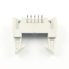 1pcs 2.54mm 2x5 10 pin 10P right angle male ejector header connector with latch