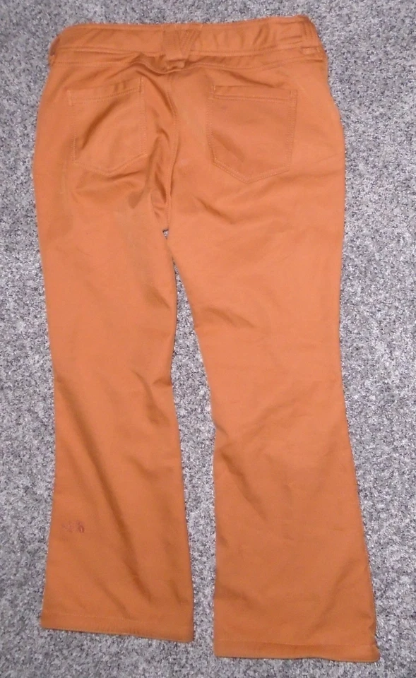 Pantalones aislados para esquí nieve naranja talla L The North Face para mujer Foto 3 de 3