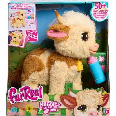 Just Play furReal Maggie the Feed & Follow Cow, Kuscheltier