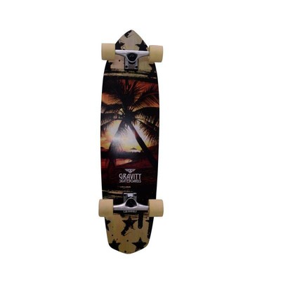GRAVITY LAST RESORT 36'' LONGBOARD COMPLETE - NEU -