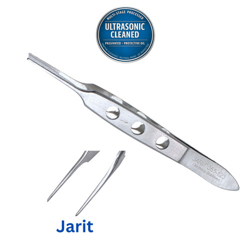 Jarit 355-123 Bishop-Harmon Iris Tissue Forceps 3.5"