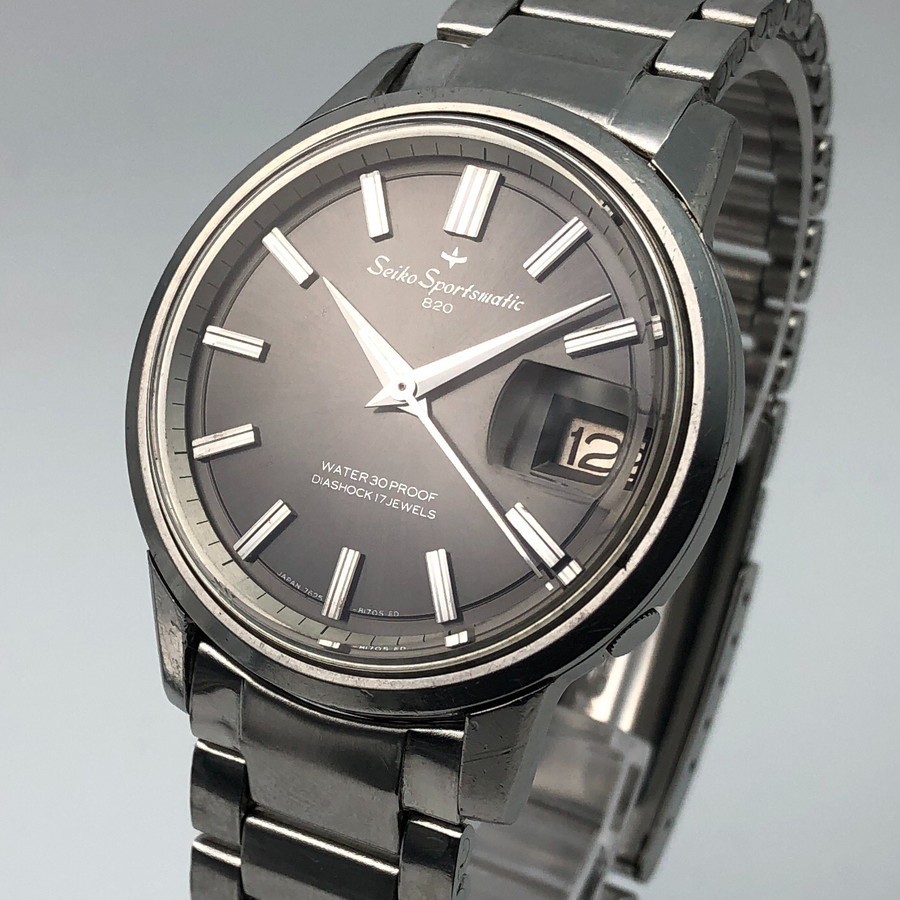 OH serviced, Vintage 1964 Seiko Sportsmatic Calendar 820 7625-8961 Japan #2267