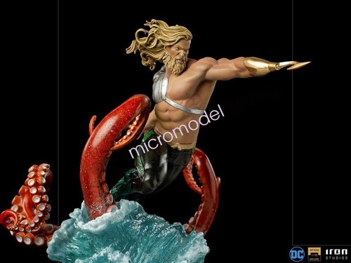Iron Studios DCCDCG43521-10 Aquaman 1/10 Scale Aquaman GK Polystone Model Statue - Picture 7 of 11