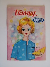 1962 TAMMY Doll by IDEAL Catalogue Booklet Leaflet Fashion Identifier 18 pg EUC