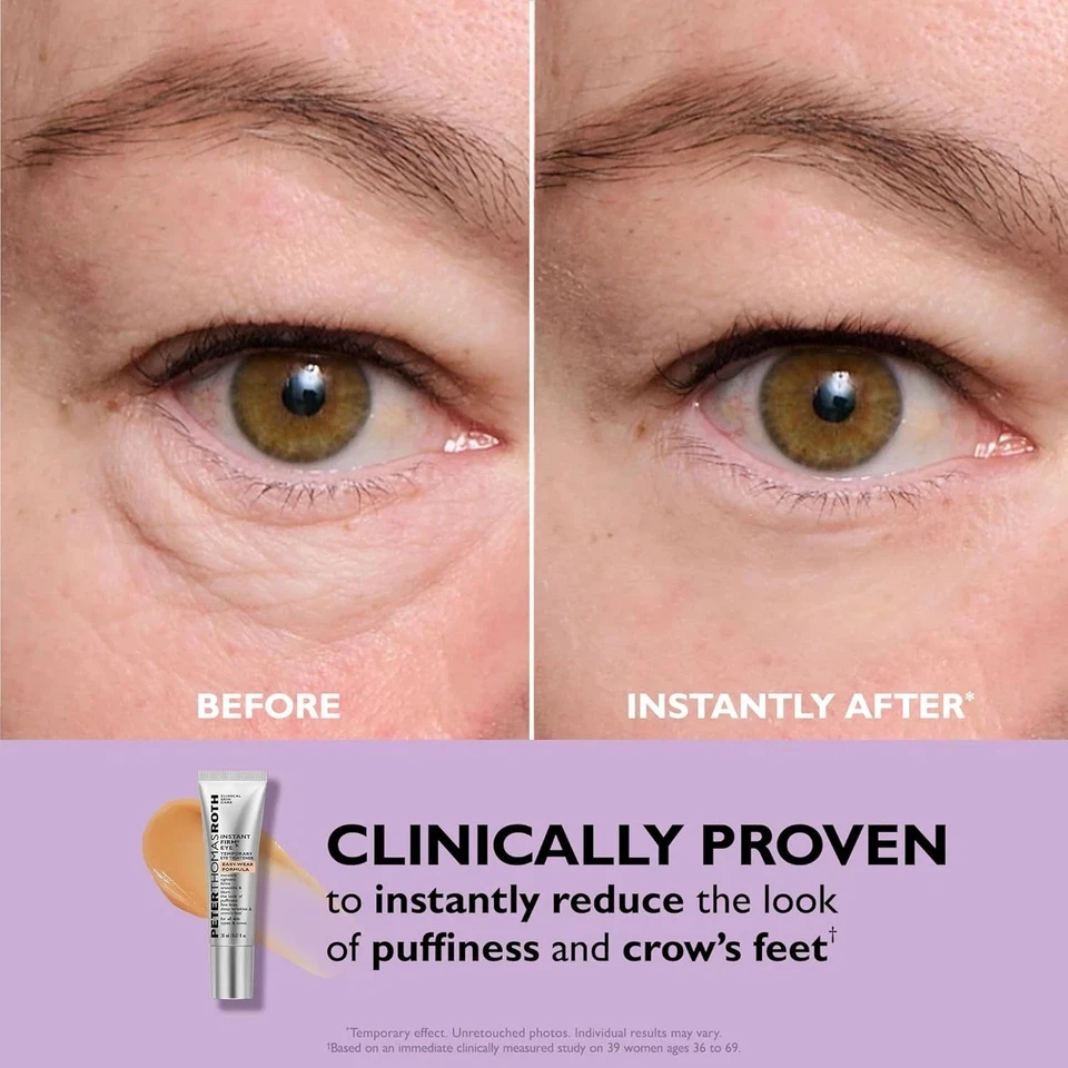 Crema reafirmante instantánea para ojos Peter Thomas Roth, reafirma y suaviza el aspecto líneas finas Foto 4 de 4