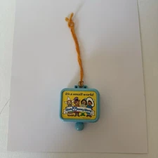 Vintage Walt Disney World Music Box Japan Pull String Its a Small World