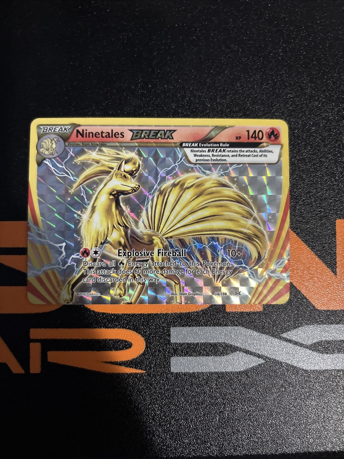 Ninetales Break 16/108 Ultra Rare XY Evolutions Pokemon NM