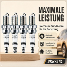4 Stk NGK Iridium IX Z&uuml;ndkerzen BKR7EIX f&uuml;r Nissan 350Z Z33 3.5 V6 2002-2009