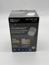 CE Cylinder Integrated LED 4" Round Adjustable Color Temp Canless Recessed Light