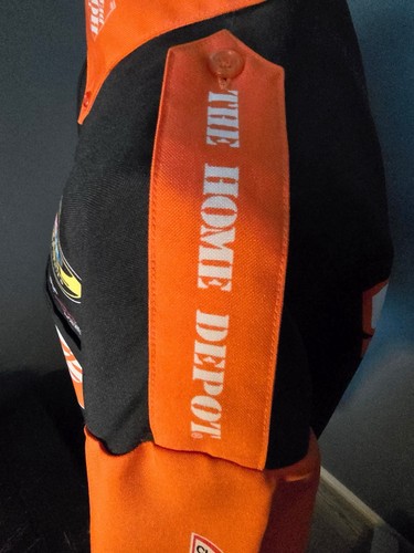 Tony Stewart Home Depot Racing Orange Shirt Size MD NASCAR Nextel Cup Series - Picture 7 of 17