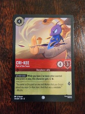 Cri-Kee - Part of the Team 131/204 Foil Reign of Jafar Lorcana