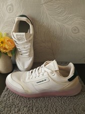 Reebok Club C Legacy White-Twisted Coral Trainers/Size Uk 8/Eur 42