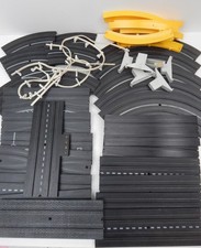 Large Lot Aurora Model Motoring Slot Car Race Track 1960's 20 Pcs  Accessories