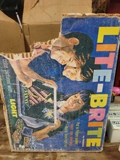 Vintage Lite-Brite 1967 Hasbro Original Box 4 Boxes Of Pegs No Sheets Model 5455