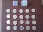 1964 Roll of 20 Kennedy 90% Silver Half Dollars