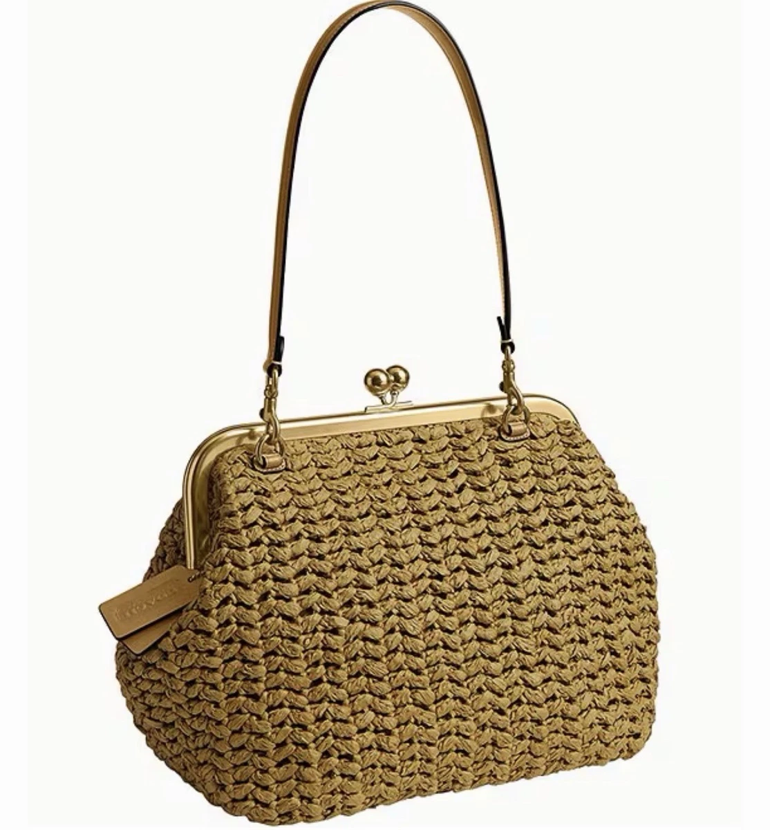 Coach Black Women's Straw Exterior Bags & Handbags for sale | eBay