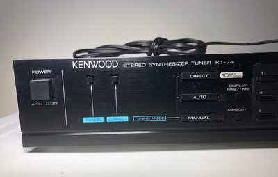 Kenwood KT-74 Quartz Synthesizer AM FM Stereo RADIO Tuner
