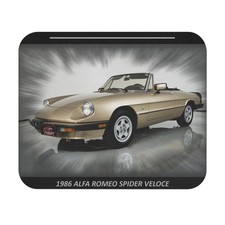 Legendary 1986 Alfa Romeo Spider Veloce Mousepad - Stunning Vintage Sports Car