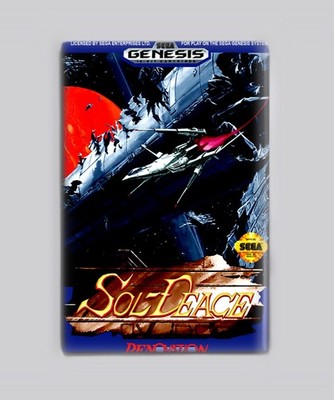 Sol Deace  / Sega Genesis - 2''x3'' Fridge MAGNET (game retro vintage
