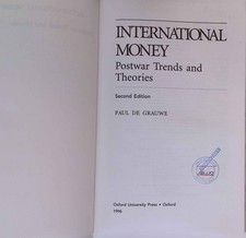 International Money: Postwar Trends and Theor...