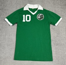 New York Cosmos Pelé #10 Retro Soccer Jersey Polo Size 35