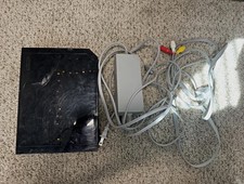 Nintendo Wii RVL-101(USA) Black Console NTSC-U/C Wi-Fi 512MB w/AV Cable